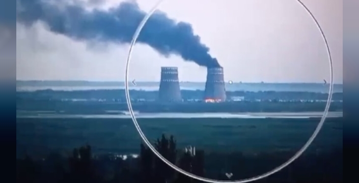 Zaporijya nükleer santrali kamikaze İHA ile vuruldu