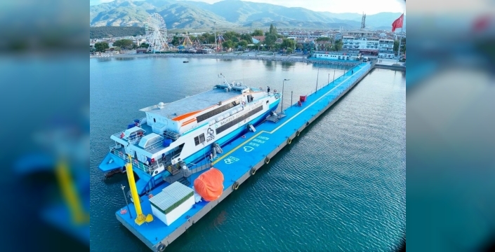 Akçay-Midilli deniz seferleri resmen başladı