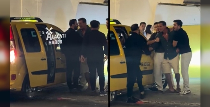 Alaçatı'da 'Uzak Şehir' oyuncuları arasında taksi krizi