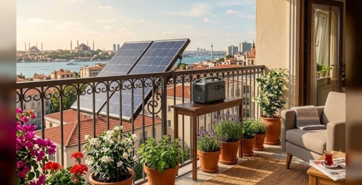 Apartman sakinleri, yüksek elektrik faturalarına çözüm olarak balkonlarda enerji üretmeye başladı