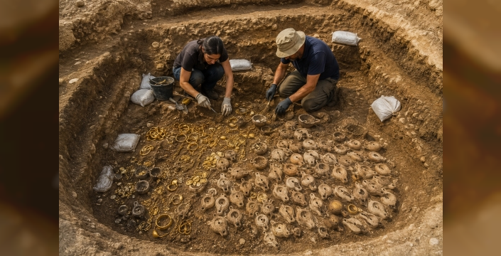 Apollonia-Arsuf'ta tarihi hazine bulundu: Çöplükteki gizemli keşif