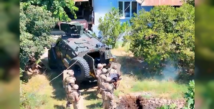 Aydın'da polise silahla karşılık veren şüpheli yakalandı
