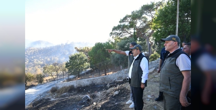 Balıkesir''deki yangınlarda son durum: Altınoluk kontrol altında, Gömeç''te alevlerle savaş sürüyor