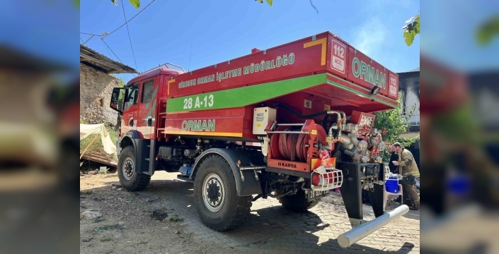 Bayındır'da orman yangınları için Giresun'dan destek ekip gönderildi