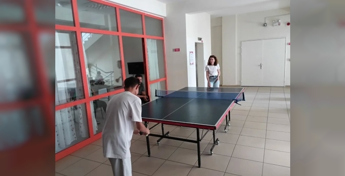 Bilecik'te koruma altındaki gençler masa tenisi turnuvasında buluştu