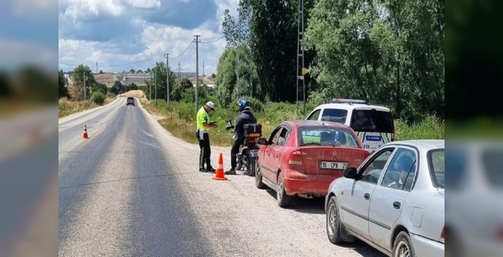 Bilecik'te motosiklet ve elektrikli bisikletlere yönelik sıkı denetim