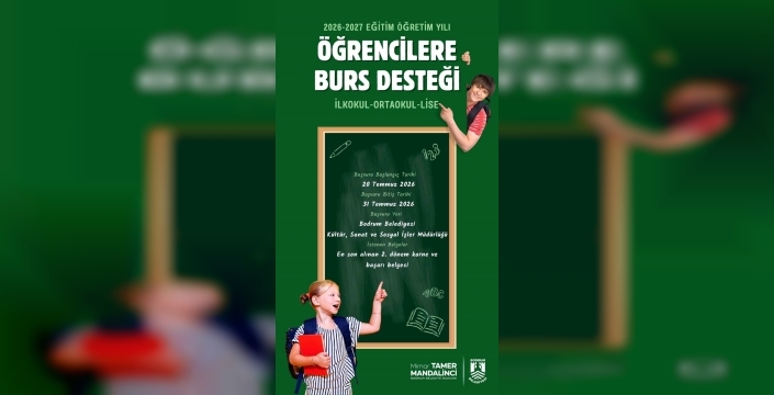 Bodrum Belediyesi'nden öğrencilere burs desteği müjdesi