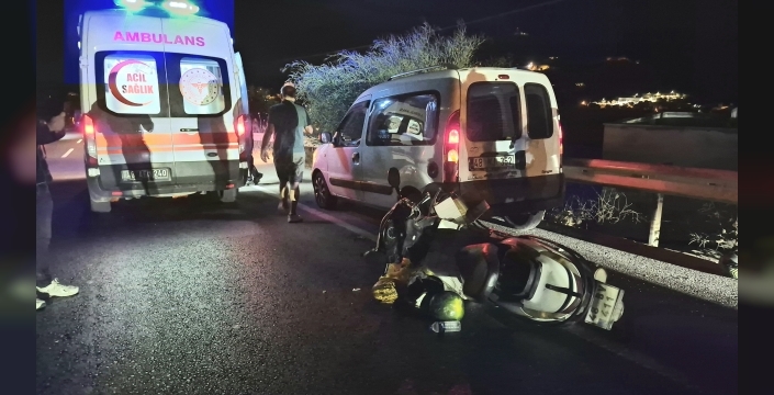 Bodrum'da motosiklet kazası: sürücü yaşamını yitirdi