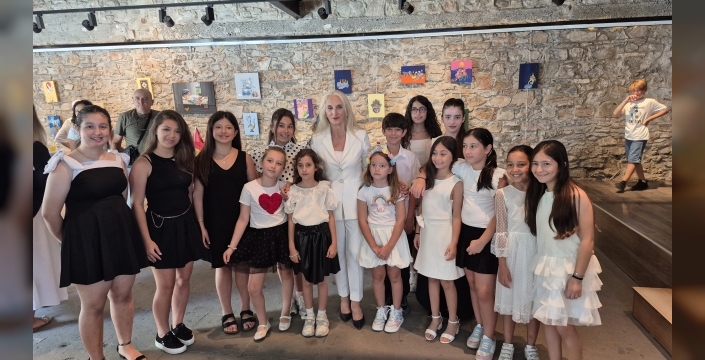 Bodrum’da “mutlu aile mutlu toplum” sergisi açıldı