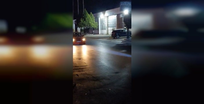 Bursa'da drift atan araç, polisten kaçamadı: 561 bin lira ceza!
