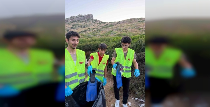 Çevre için el ele: Yalıkavak'ta sabah namazı sonrası temizlik