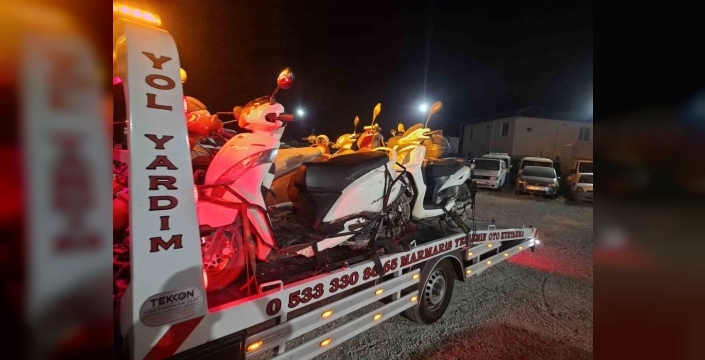 Datça'da plakasız motosikletlere geçit yok: 19 araç men, 140 bin TL'lik ceza kesildi