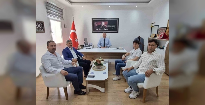Eğitim sendikası, Bodrum'da yöneticileri ziyaret etti: Eğitim gündemi masada