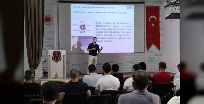 Eskişehir'de hükümlülere tahliye öncesi denetimli serbestlik semineri verildi