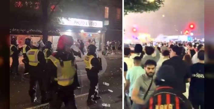 Fas elendi, Londra karıştı: Polis memuru yaralandı, 4 gözaltı