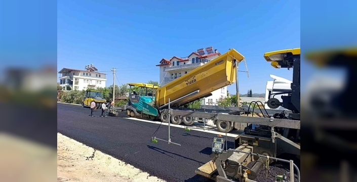 Fethiye toptancı halinin çehresi değişiyor: Modern yol çalışması hız kesmeden sürüyor