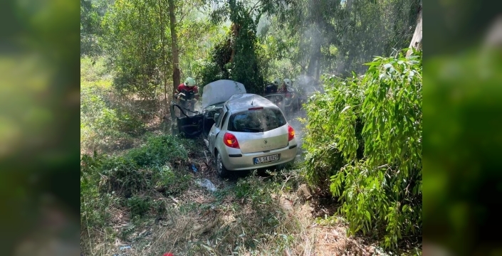 Germencik yolda acı haber: Emekli savcı hayatını kaybetti, bir yaralı var