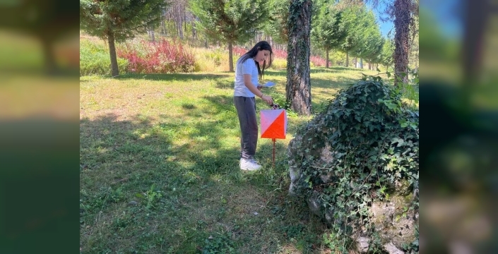 Göbel Kaplıcaları'nda 15 Temmuz ruhu oryantiring parkurunda canlandı