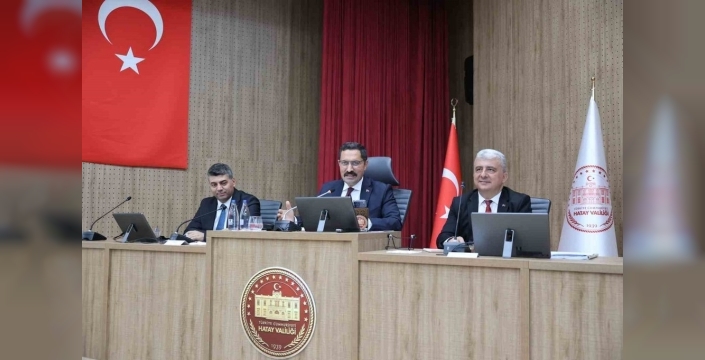 Hatay'da yatırımlar masaya yatırıldı: Vali Masatlı başkanlığında toplantı yapıldı