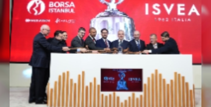 ISVEA, Borsa İstanbul'da gong töreniyle işlem görmeye başladı