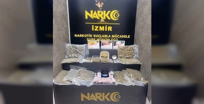 İzmir'de uyuşturucu operasyonu: 11,5 kilo madde ele geçirildi