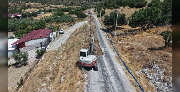 Karakılıçlı'da yılların su sorunu bitiyor: 1,9 km'lik isale hattı yenileniyor