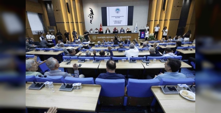 Kayseri Büyükşehir Belediyesi'nde önemli kararlar alındı