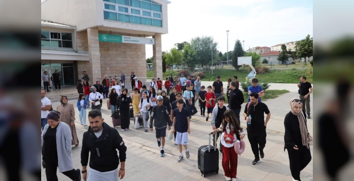 Kütahyalı gençler, 'Biz Bir Takımız' projesiyle Kırklareli'ne uğurlandı