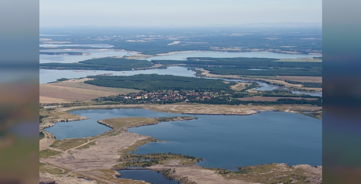 Lausitz'ta dev maden çukurları su sporları cenneti haline geldi