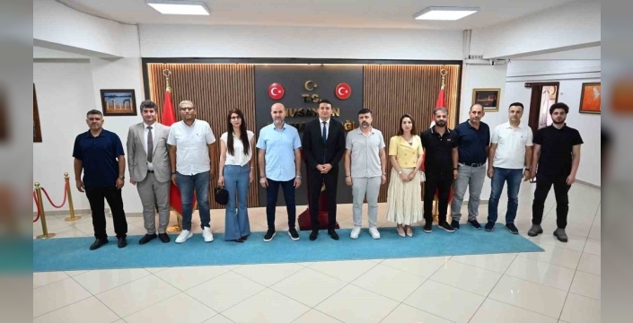 MAGYED'den kaymakam Temurci'ye nezaket ziyareti: Nusaybin'in geleceği masaya yatırıldı