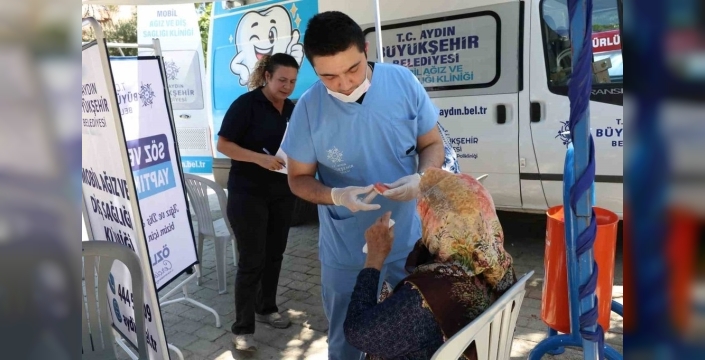 Mobil diş klinikleri üç ilçede halkla buluştu, yoğun ilgi gördü