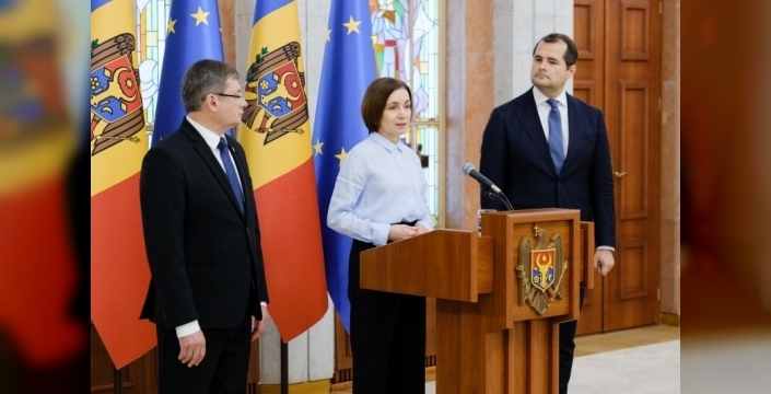 Moldova Cumhurbaşkanı Sandu, yeni başbakan adayı Vasile Tofan'ı tanıttı