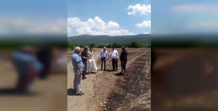 Muğla'da saman yangını üreticiyi vurdu: 14 ton balya kül oldu, bölge ziyaret edildi