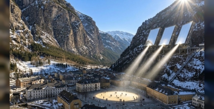Norveç'teki kasabada güneşi satın alma çözümü