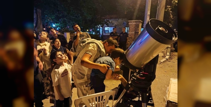 Orhaneli'de MobilFest ile bilim dolu bir gece yaşandı