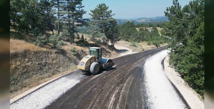 Osmangazi'nin Dağakça yolu Bursa Büyükşehir ile yenilendi, ulaşım konforu arttı