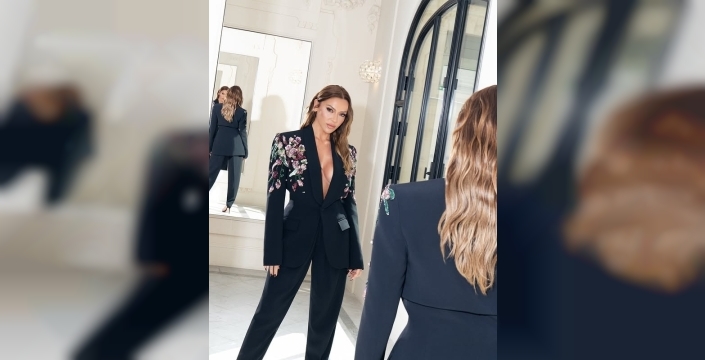 Paris moda haftasında şaşırtan karşılaşma: Hadise ve Jennifer Lopez yan yana!