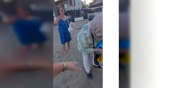 Plajda yaşanan sözlü saldırı sonrası tutuklama talebiyle adliyeye sevk edildi