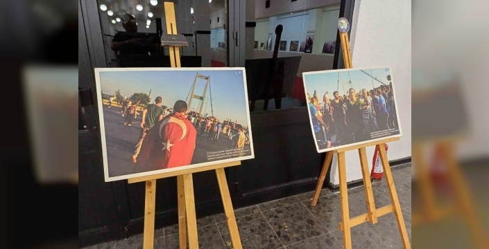 Salihli'de 15 Temmuz destanı fotoğraf sergisi açıldı