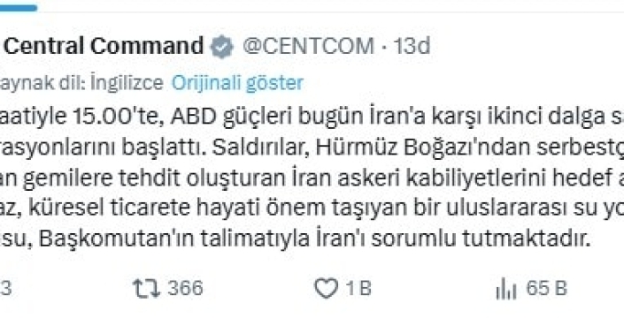 Son dakika: ABD, İran'a ikinci hava saldırısını başlattı