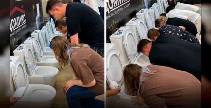 Stavropol'de tartışmalı yarışma: 52 bin TL için klozet sıvısı içtiler