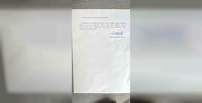 Tepebaşı Belediyesi'nden AK Parti'nin sorularına 'yargıya taşıdık' yanıtı: Şeffaflık nerede?
