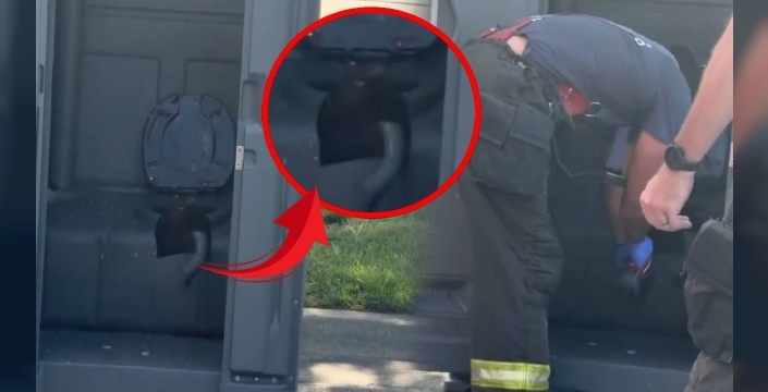 Tuvalete sıkışan adamı kurtarma operasyonu: İtfaiyeciler şokta!