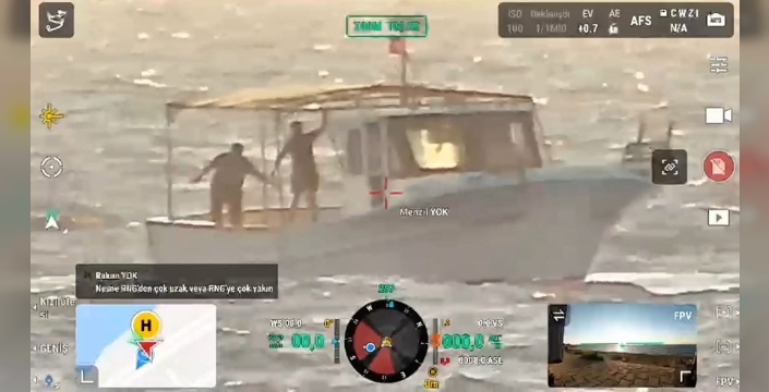 Urla açıklarında yasa dışı trol avcılarına dron darbesi: Suçüstü yakalandılar!