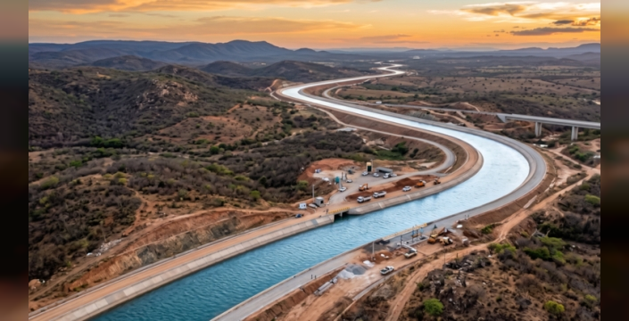 Yerçekimiyle akan 145 km'lik dev 'yapay nehir' tamamlanmak üzere: Brezilya'da kuraklığa köklü çözüm