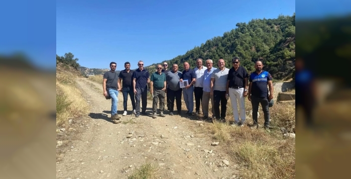 Ağıl Deresi Göleti projesi için inceleme yapıldı