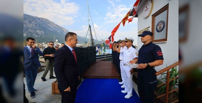 Akyaka'da Sahil Güvenlik destek binası açıldı