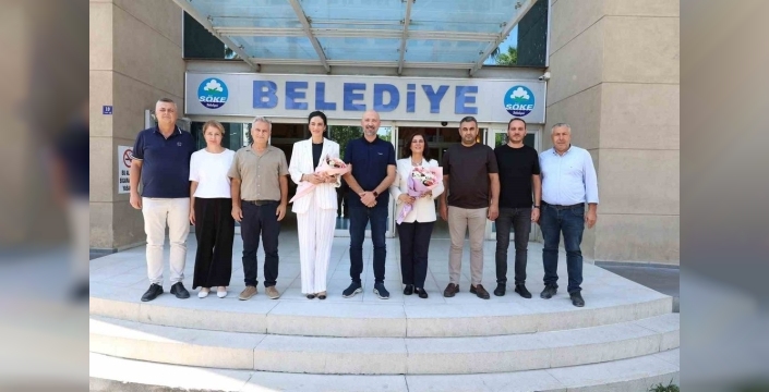 Başkan Arıkan, Çerçioğlu ve Sarıbaş’ı belediyede ağırladı