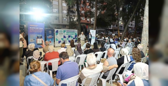 Başkan Özdemir, Fethiye Mahallesi'nde halkla buluştu