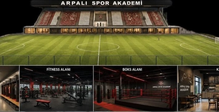 Bayburt'un Arpalı beldesinde spor tesisleri yenileniyor